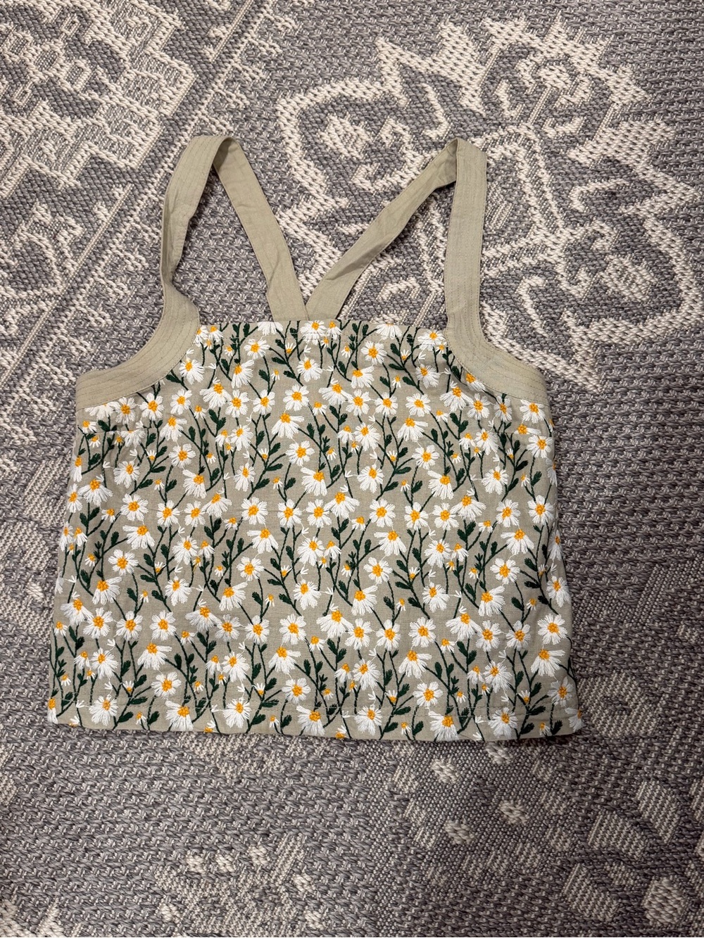 Maeve Embroidered Daisy Top